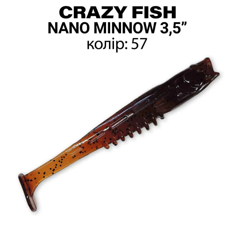 Crazy Fish Nano Minnow 9cm pack de 5 unidades