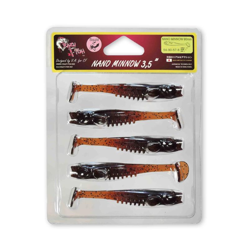 Nano Minnow 9cm 54-90-57-6 Scent de Lula 5 unidades