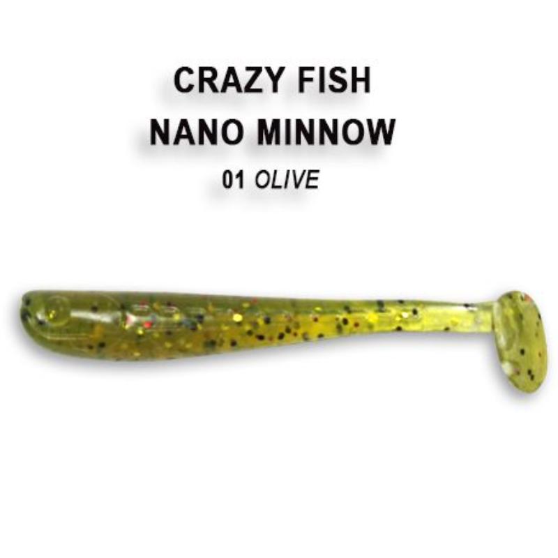 Nano Minnow 4cm 6-40-1-6 Scent de Lula 8 unidades