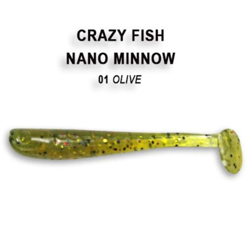 Crazy Fish Nano Minnow 4cm pack de 8 unidades
