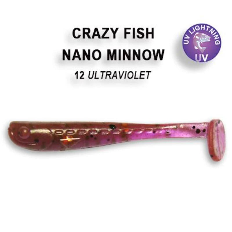 Crazy Fish Nano Minnow 4cm pack de 8 unidades