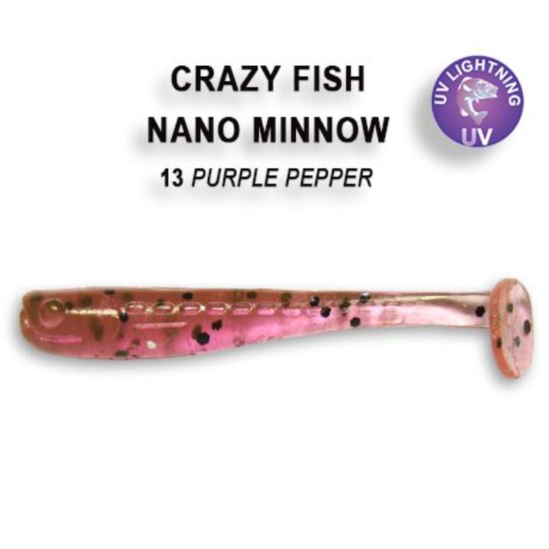 Nano Minnow 4cm 6-40-13-6 Scent de Lula 8 unidades