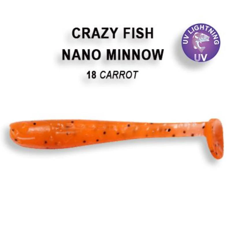 Crazy Fish Nano Minnow 4cm pack de 8 unidades