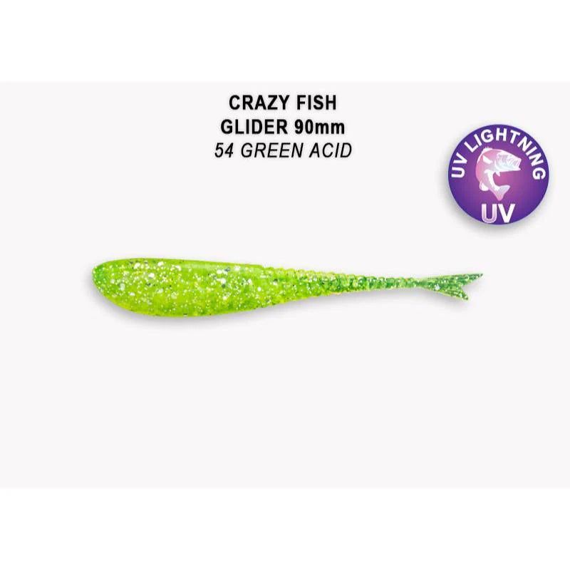 Crazy Fish Glider 9cm pack de 8 unidades