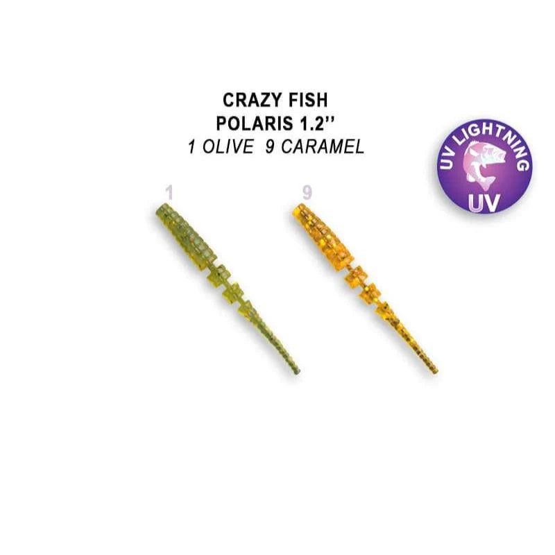 Crazy Fish Polaris 3cm pack de 16 unidades