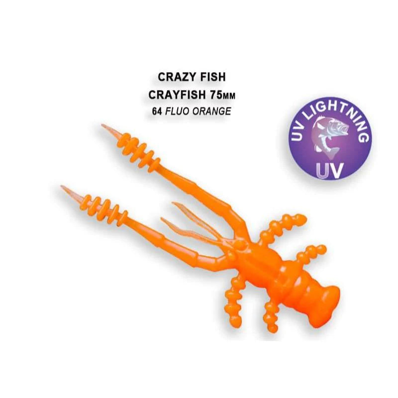 Crazy Fish Crayfish de 7.5cm pack de 7 unidades