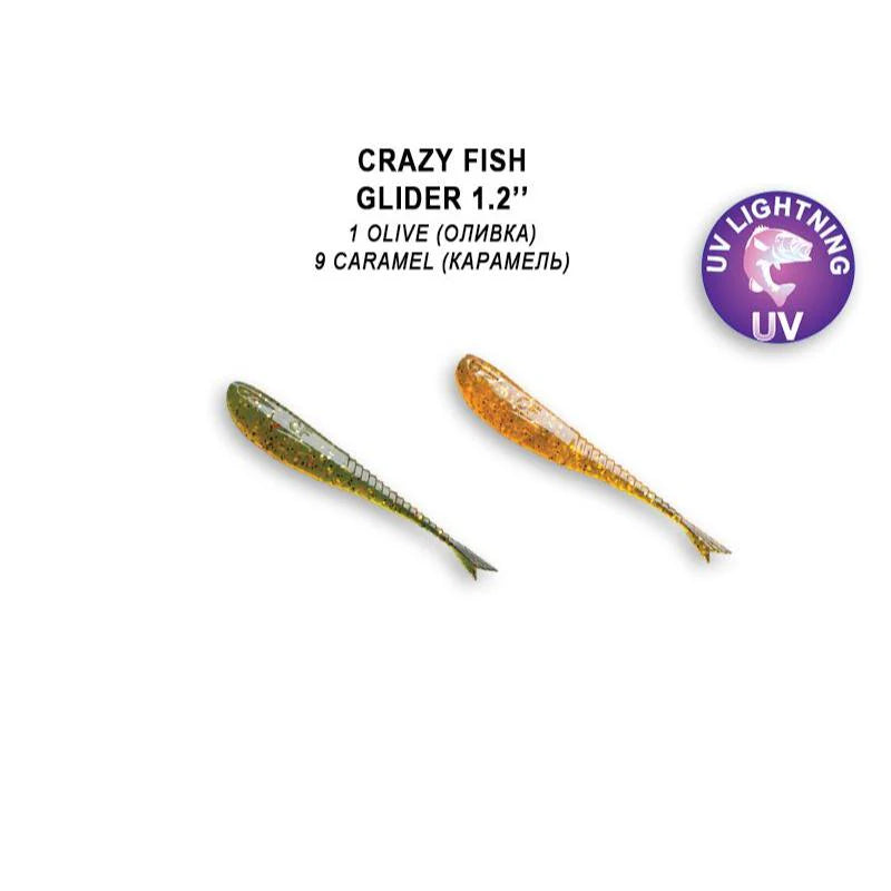 Crazy Fish Glider 3cm pack de 16 unidades