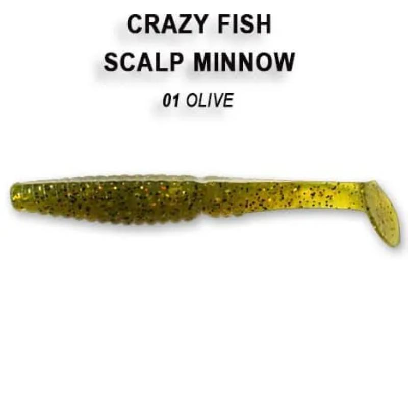 Scalp Minnow 8cm 7-80-1-6 Scent de Lula - 5 unidades
