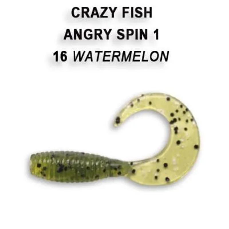 Angry Spin 2.5cm 20-25-16-6 Scent de Lula - 8 unidades