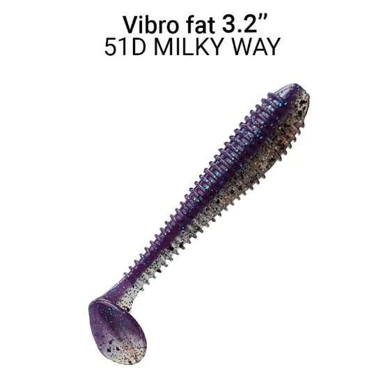 Crazy Fish Vibro Fat 8cm pack de 5 unidades