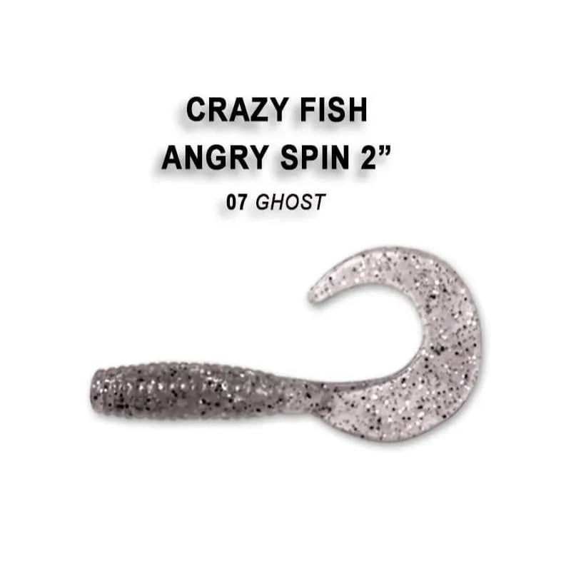 Crazy Fish Angry Spin 4.5cm pack de 8 unidades
