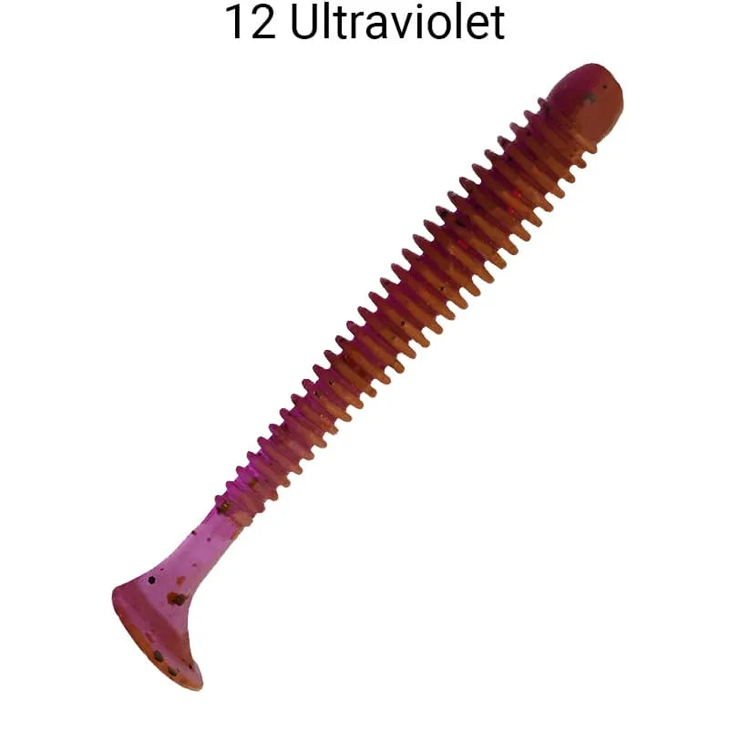Crazy Fish Vibro Worm 6.5cm pack de 8 unidades
