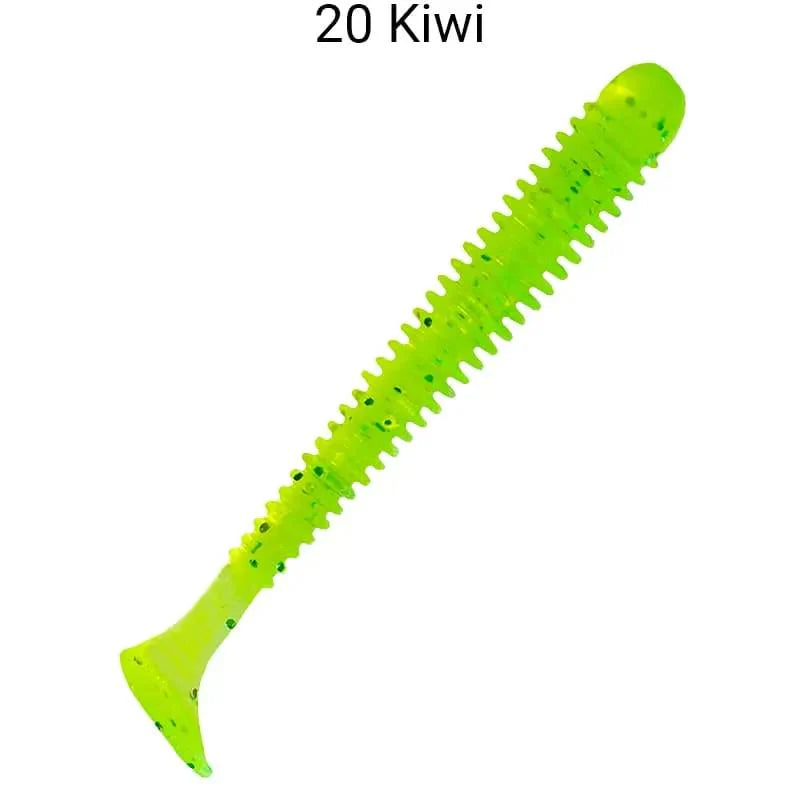 Crazy Fish Vibro Worm 6.5cm pack de 8 unidades