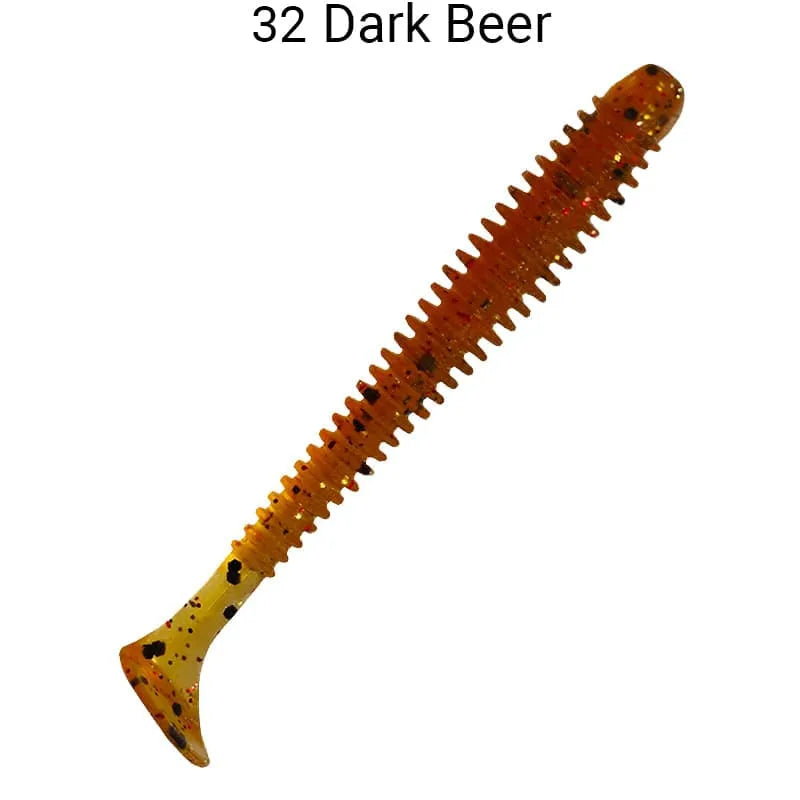 Crazy Fish Vibro Worm 6.5cm pack de 8 unidades