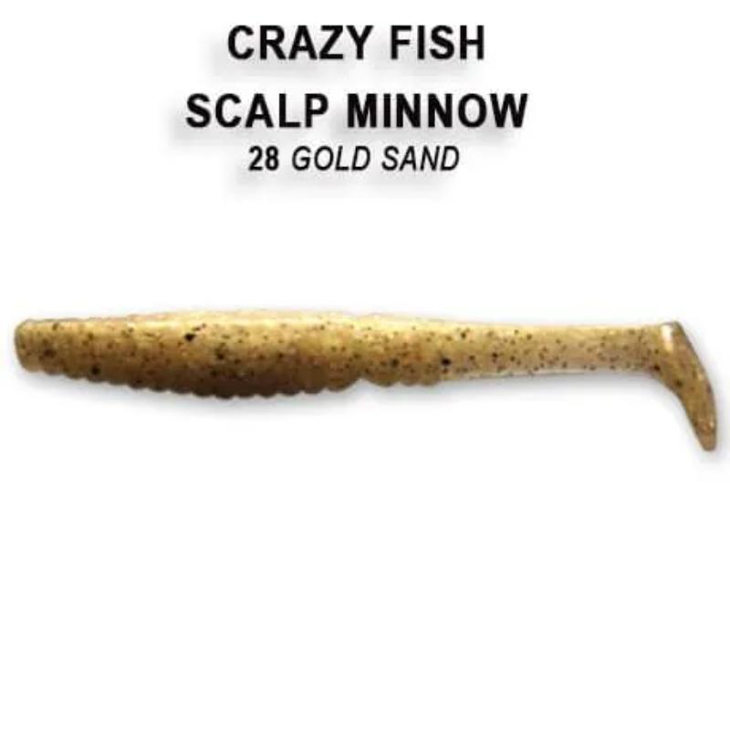 Scalp Minnow 8cm 7-80-28-6 Scent de Lula - 5 unidades