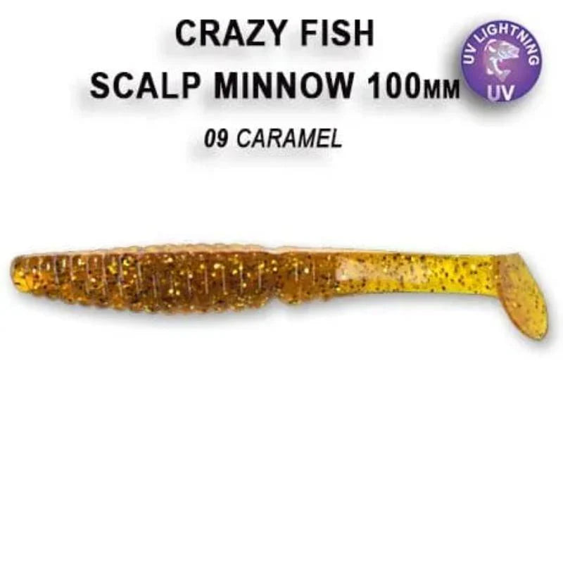 Crazy Fish Scalp Minnow 10cm pack de 4 unidades