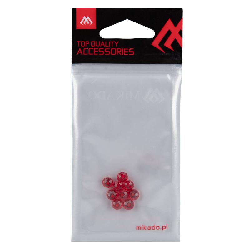 BEADS - CAROLINA RIG - Vermelho  - 10pcs