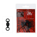 BALL BEARING SWIVEL - Com SPLIT RING - BLACK MAT - 5 pcs. Siluros