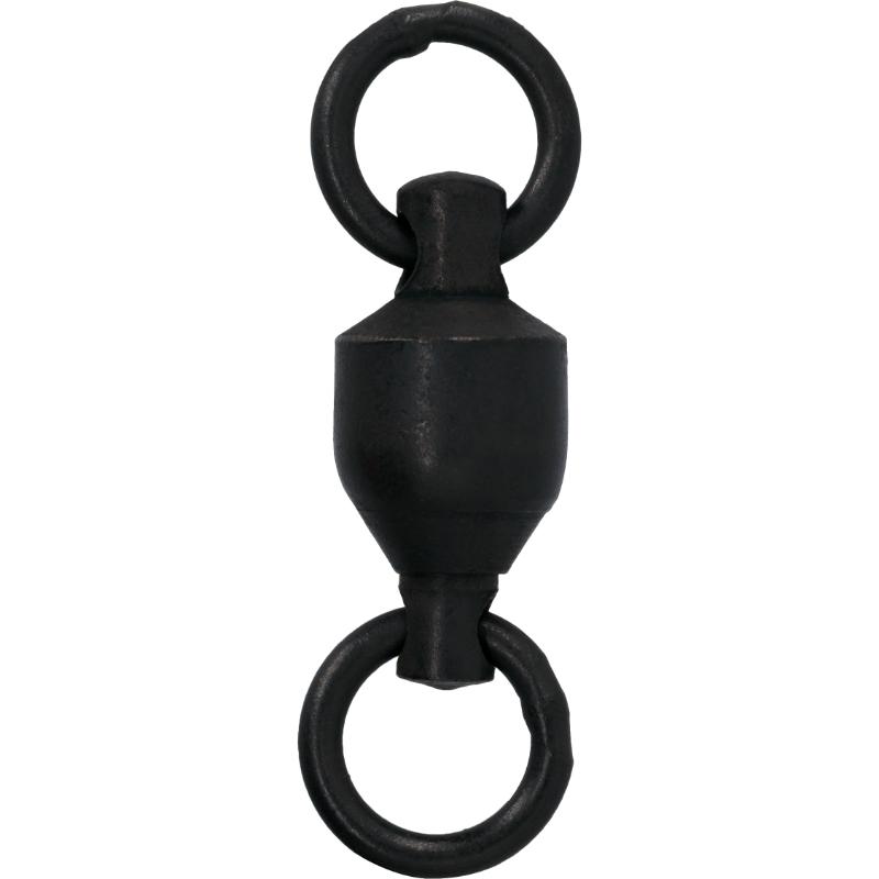 BALL BEARING SWIVEL - Com SPLIT RING - BLACK MAT - 5 pcs. Siluros