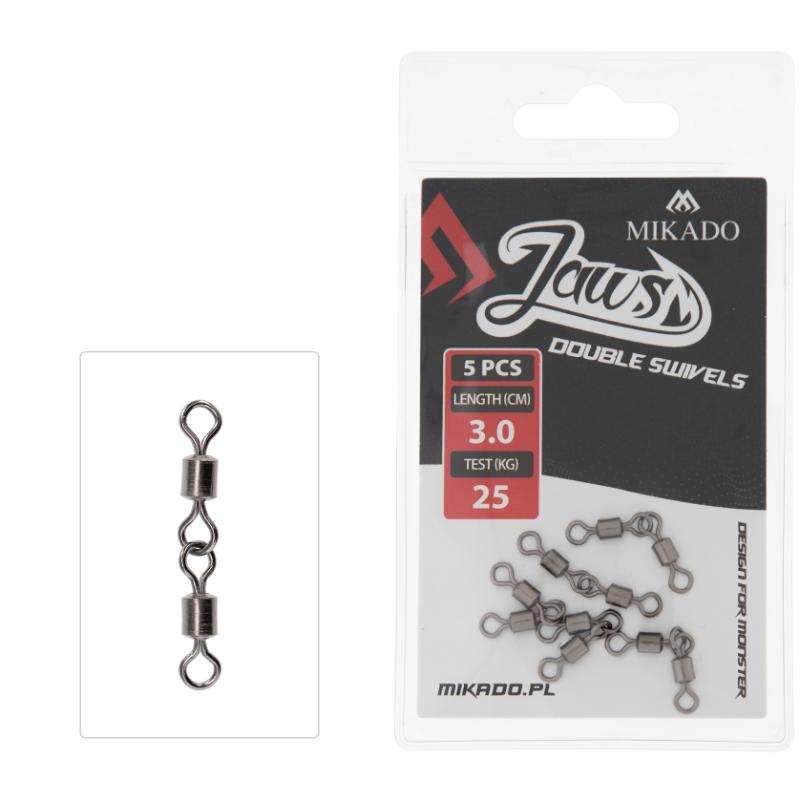 SWIVEL - JAWS DOUBLE SWIVELS - 5 unidades