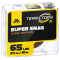 Carp Fishing SUPER SNAG - 65lbs/10m - CAMO BROWN