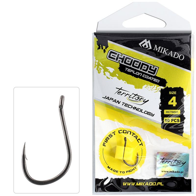 Anzol TERRITORY - CHOODY - TEFLON COATED - 10 pcs.