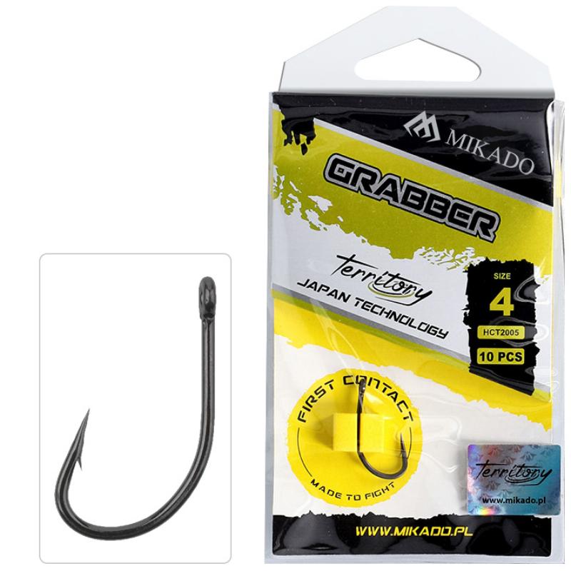 Anzol TERRITORY - GRABBER - TEFLON COATED - 10 pcs.