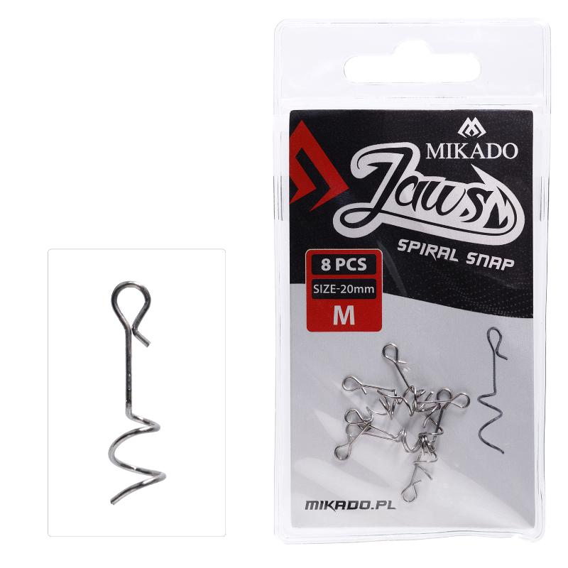 Micro espiral c/snap JAWS - 8 unidades