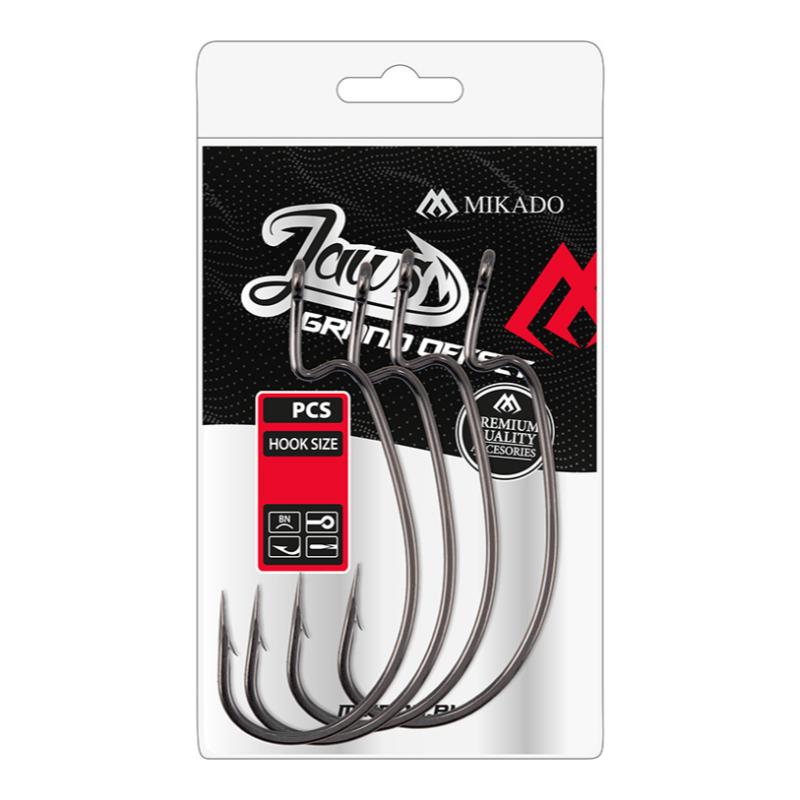 Anzol JAWS GRAND OFFSET nr 8/0 - 4 pcs. p/Lucios