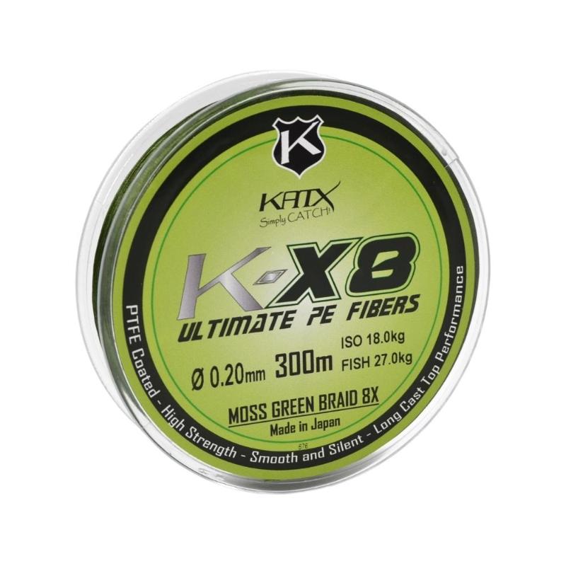 Katx K-X8 Moss Green Braid 0.25-150m