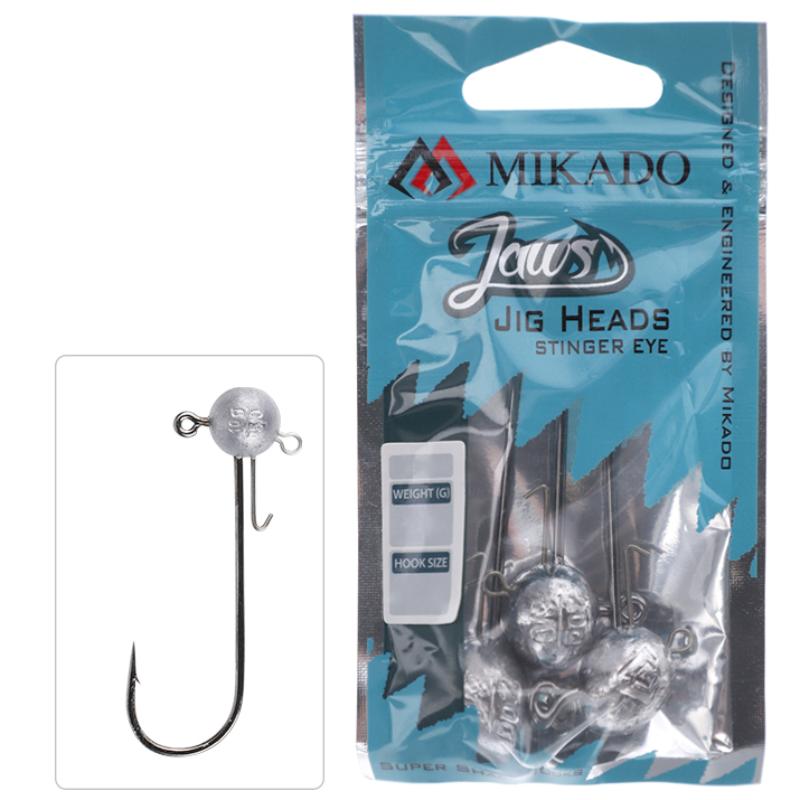 JIG HEAD - JAWS STINGER EYE 8/0 BN - 3 pcs.