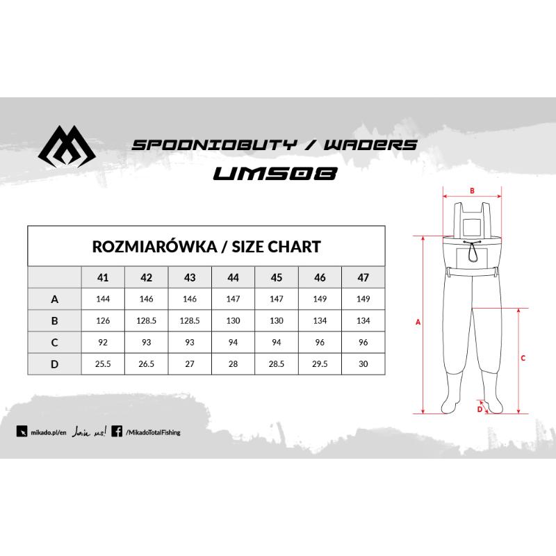 Vadeador Mikado Black Basic UMS08