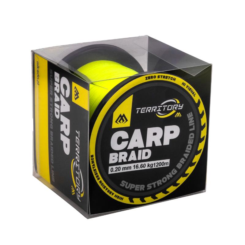 Carp Fishing TERRITORY CARP BRAID - 0.14mm/9.70kg/1200m