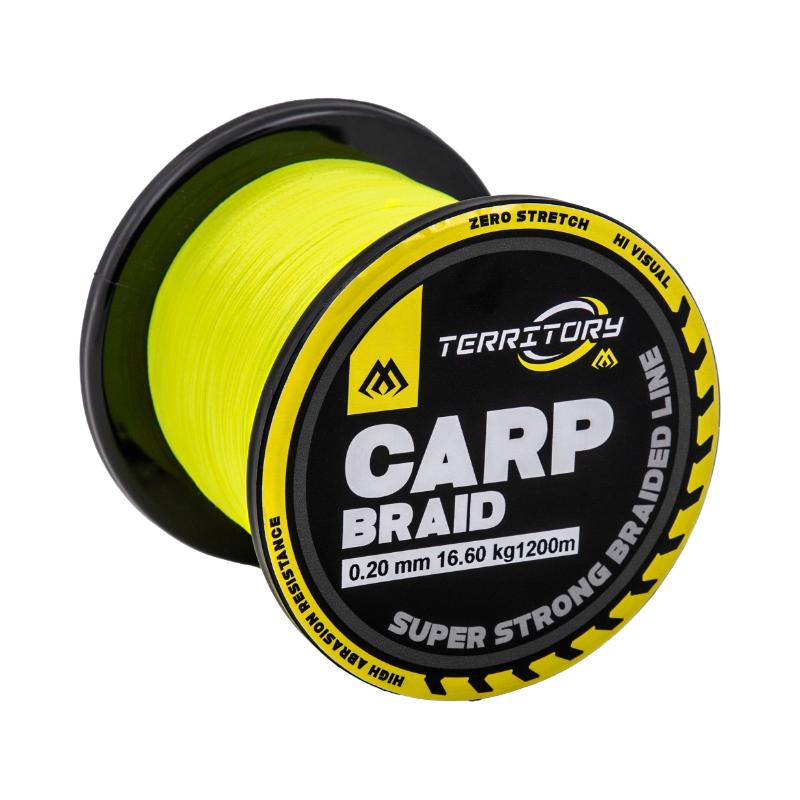 Carp Fishing TERRITORY CARP BRAID - 0.14mm/9.70kg/1200m