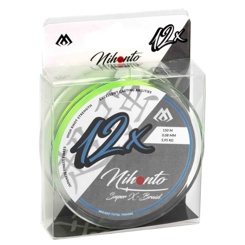 Multifilamento NIHONTO SUPER X-BRAID 12X Fluo