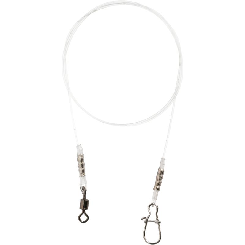 Terminal p/Lucios FLUOROCARBONO  - JAWS super forte 45cm/23kg - 2 pcs.