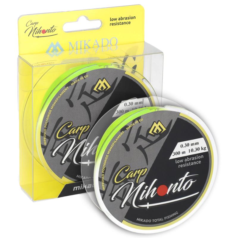 Linha NIHONTO CARP - 0.28mm/8.80kg/300m FLUO YELLOW