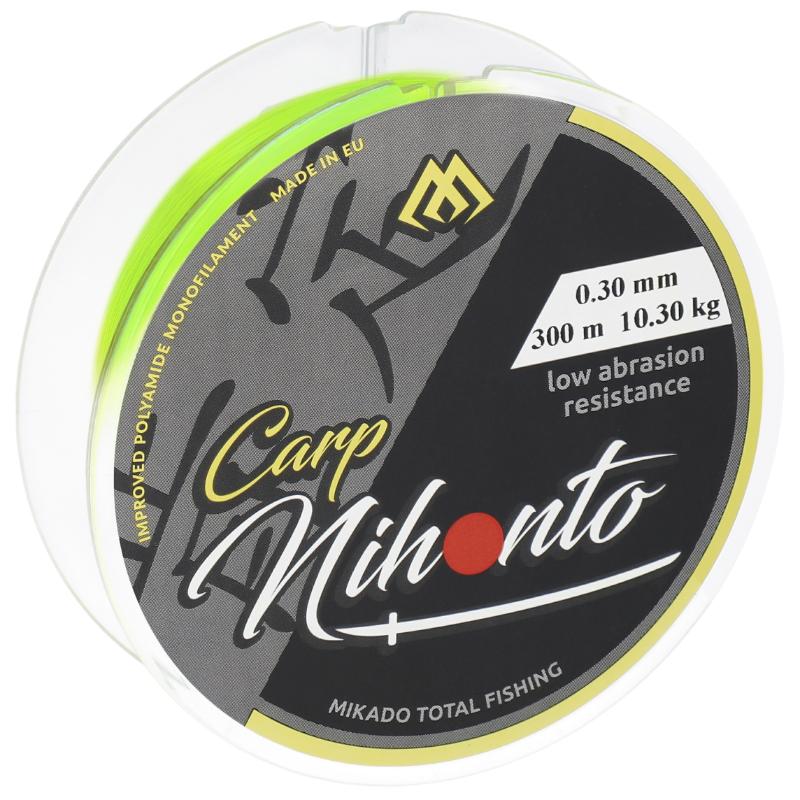 Linha NIHONTO CARP - 0.28mm/8.80kg/300m FLUO YELLOW