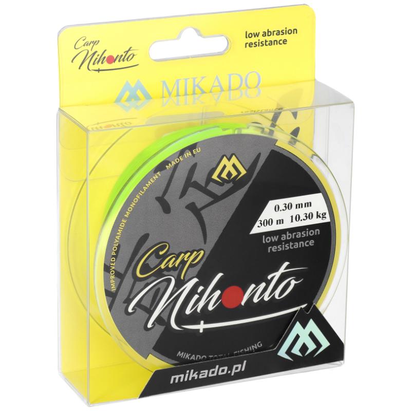 Linha NIHONTO CARP - 0.28mm/8.80kg/300m FLUO YELLOW