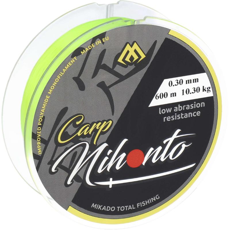 Linha NIHONTO CARP - 0.25mm/7.30kg/5000m - FLUO YELLOW