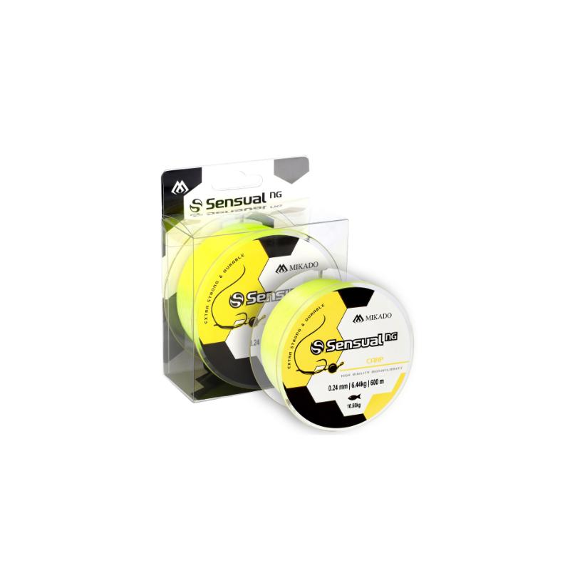 SENSUAL N.G. CARP 0.24mm/10.5kg/600m - Amarelo