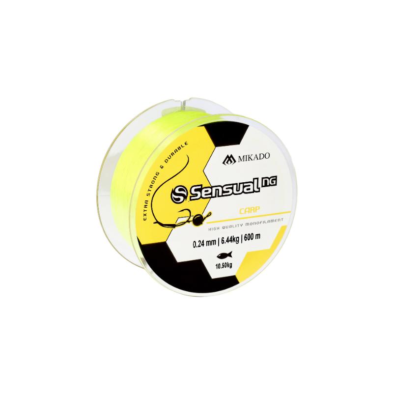 SENSUAL N.G. CARP 0.24mm/10.5kg/600m - Amarelo