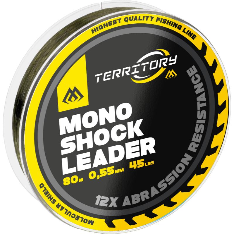 TERRITORY SHOCK LEADER 45lbs/0.55mm/80m - VERDE