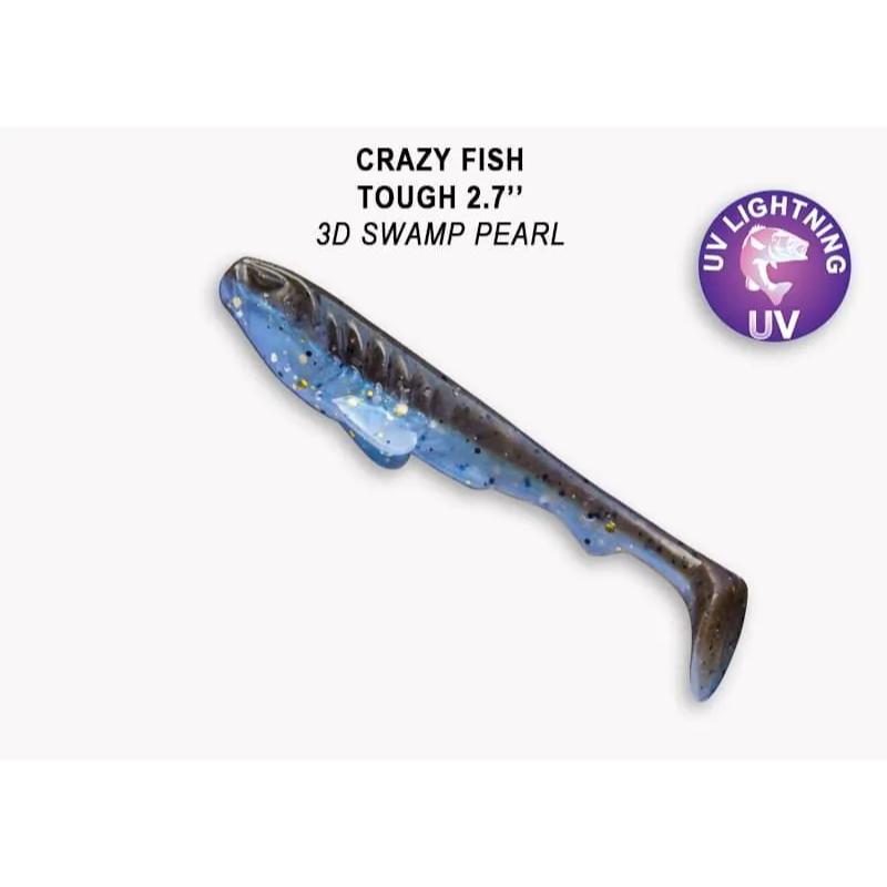 Crazy Fish Tough 7cm 59-70-3D-6 Scent de Lula - 5 unidades