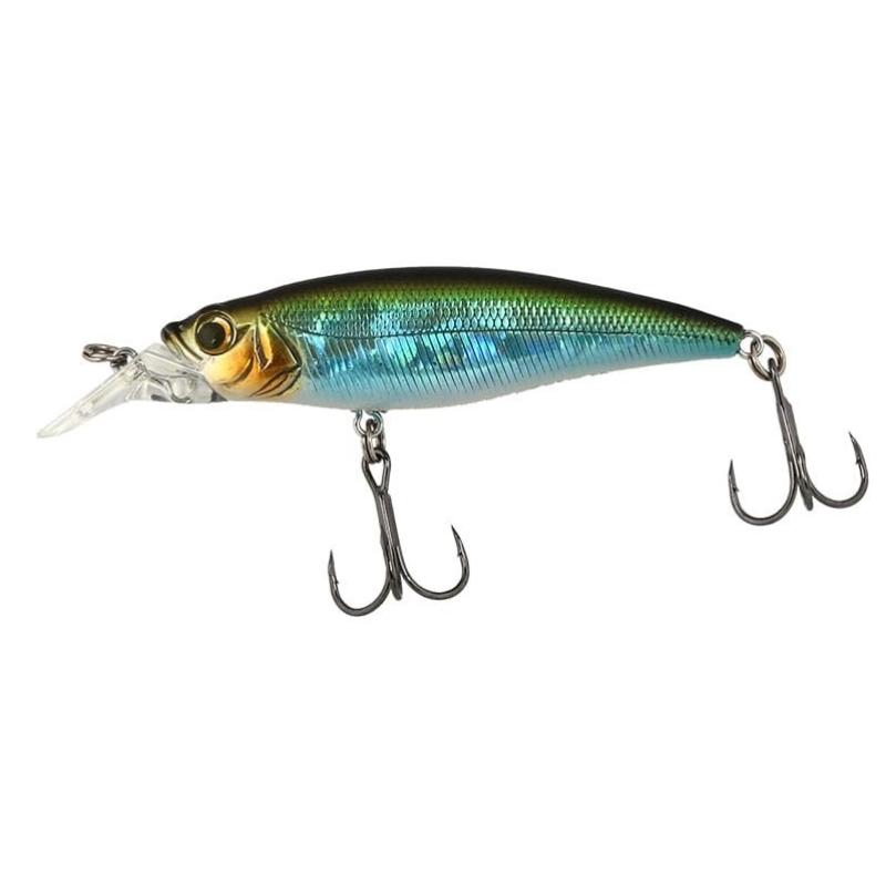 Amostra artificial Owner Rip'n Minnow 80 SP suspending para spinning e predadores cor 02