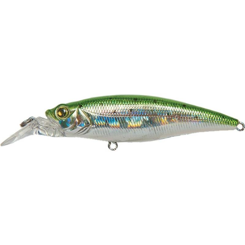 Amostra artificial Owner Rip'n Minnow 80 SP suspending para spinning e predadores cor 27