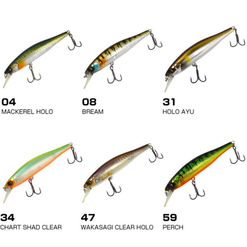 Amostra rígida Cultiva Owner CT Minnow 55F para spinning e light game