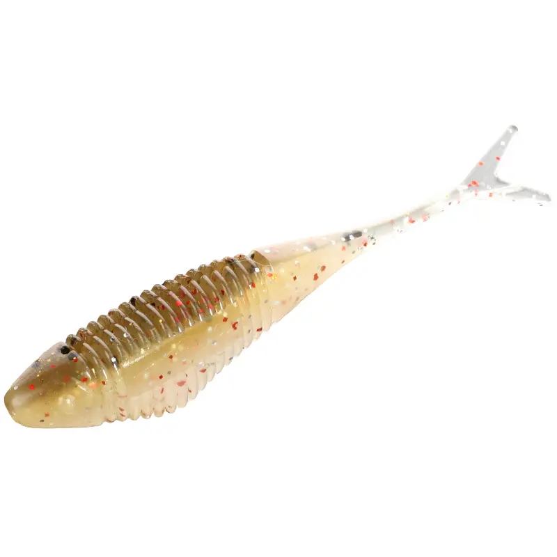 Amostra de vinil Mikado Fish Fry 8cm cor 345 para drop-shot e spinning
