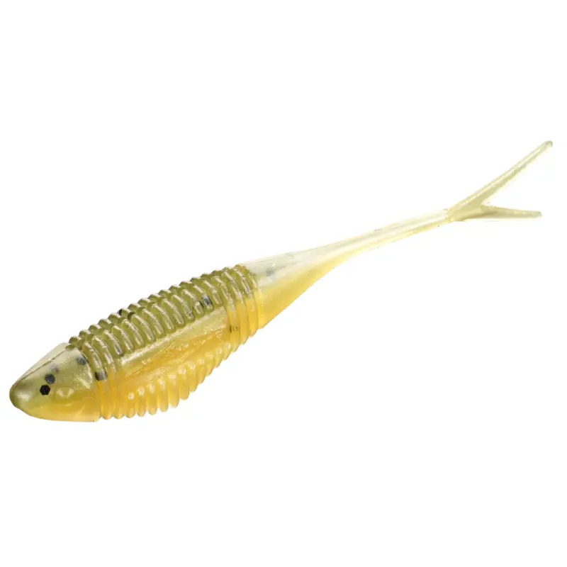 Amostra de vinil Mikado Fish Fry 8cm cor 347 para drop-shot e spinning