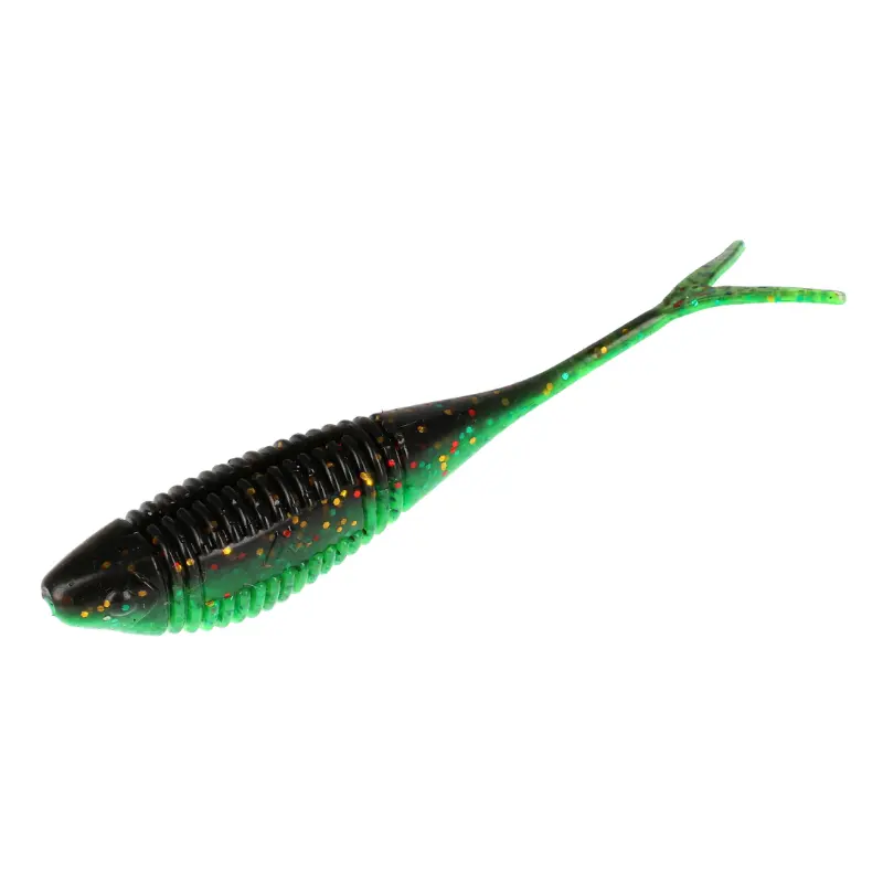 Amostra de vinil Mikado Fish Fry 8cm cor 566 para drop-shot e spinning